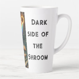 Taza De Café Latte ciberpunk desplumando humor
