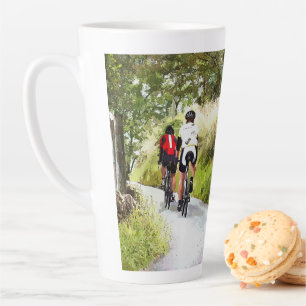 TAZA DE CAFÉ LATTE CICLISMO