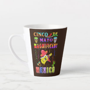 Taza De Café Latte Cinco de Mayo México magnífico