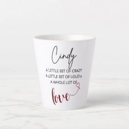 Taza De Café Latte Cindy Love