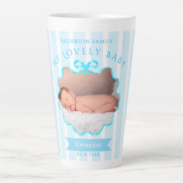 Taza De Café Latte Cinta de lazo bebé niño recién nacido 