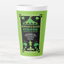 Taza De Café Latte Circo inspirado en las cosechas originales