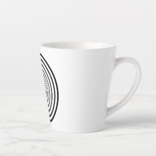 Taza De Café Latte Círculo cósmico