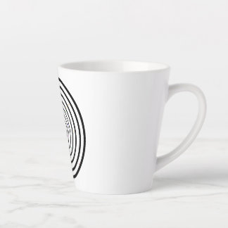 Taza De Café Latte Círculo cósmico