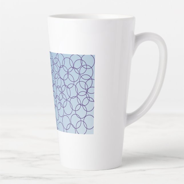 Taza De Café Latte círculo yaei (Derecha)