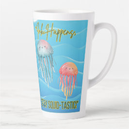 Taza De Café Latte cita de animales oceánicos