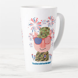 Taza De Café Latte cita de cerdo