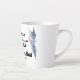 Taza De Café Latte Cita de la biblia religiosa de mujer cristiana