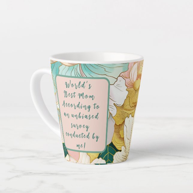 Taza De Café Latte Cita de mamá (Ángulo izquierdo)