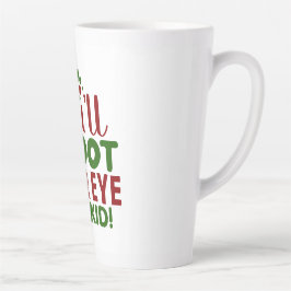 Taza De Café Latte Cita de Navidades divertidos