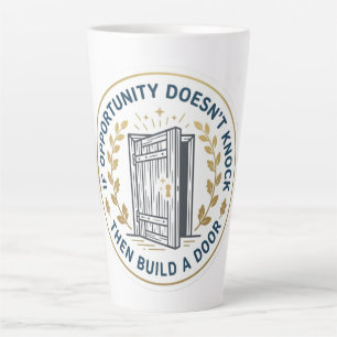 Taza De Café Latte Cita de Negocios de Motivación Inspiradora de Milt