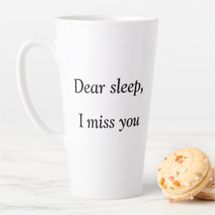 Taza De Café Latte Cita divertida de trabajo duro vida Cita de trabaj