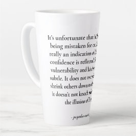 Taza De Café Latte Cita empoderadora