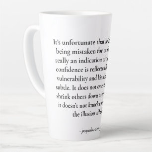 Taza De Café Latte Cita empoderadora