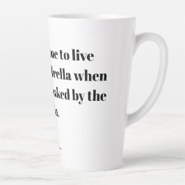 Taza De Café Latte Cita empoderante