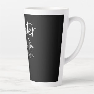 Taza De Café Latte Cita interina después de que sea un escenario por 