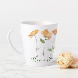 Taza De Café Latte Citas inspiradoras Naranjas
