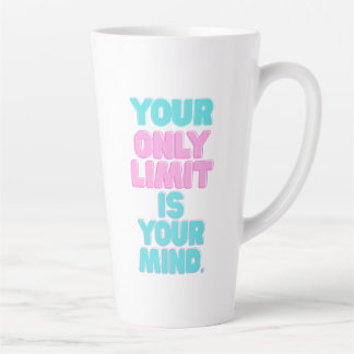 Taza De Café Latte Citas Motivadoras -Tu Único Límite Es Tu Mente
