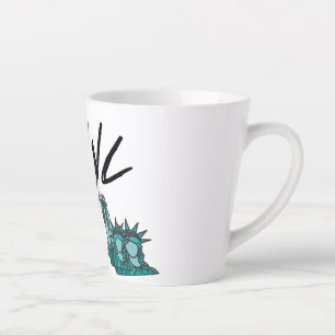 TAZA DE CAFÉ LATTE CIUDAD DE NUEVA YORK NYC