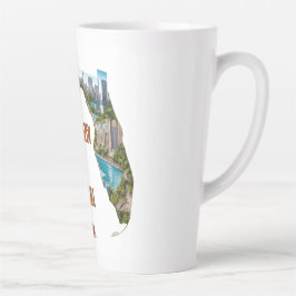 Taza De Café Latte Ciudadano Floridano