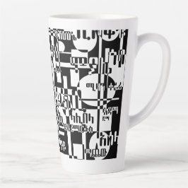 Taza De Café Latte Ciudades Etíopes