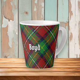 Taza De Café Latte Clan Boyd Tartan