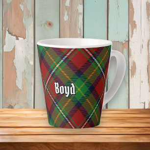 Taza De Café Latte Clan Boyd Tartan