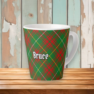 Taza De Café Latte Clan Bruce Hunting Tartan