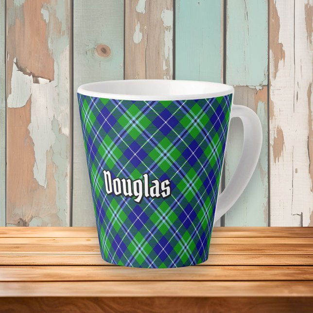 Taza De Café Latte Clan Douglas Tartan (Subido por el creador)