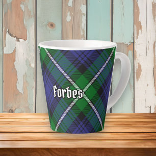 Taza De Café Latte Clan Forbes Tartan