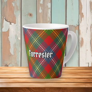 Taza De Café Latte Clan Forrester Tartan