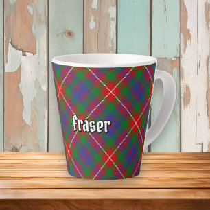 Taza De Café Latte Clan Fraser de Lovat Tartán