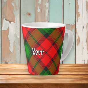 Taza De Café Latte Clan Kerr Tartan
