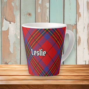 Taza De Café Latte Clan Leslie Red Tartan