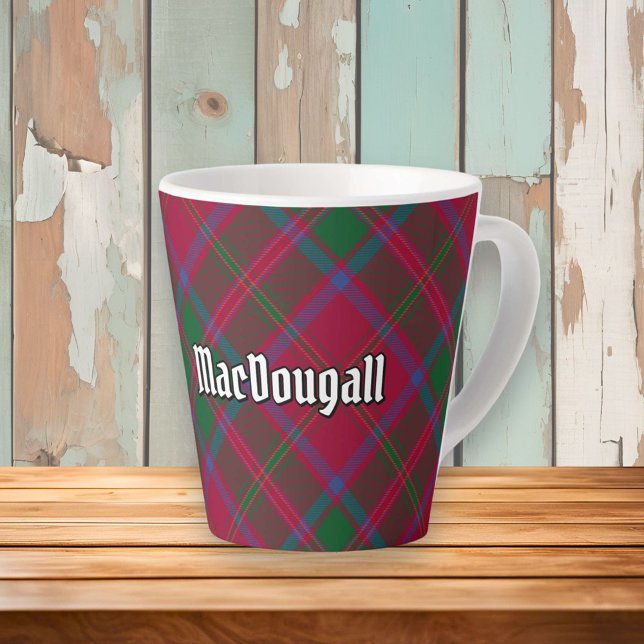 Taza De Café Latte Clan MacDougall Tartan (Subido por el creador)