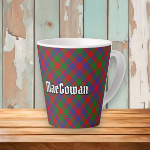 Taza De Café Latte Clan MacGowan Tartan