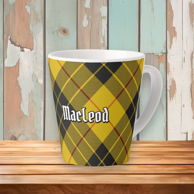 Taza De Café Latte Clan Macleod de Lewis Tartán (Subido por el creador)