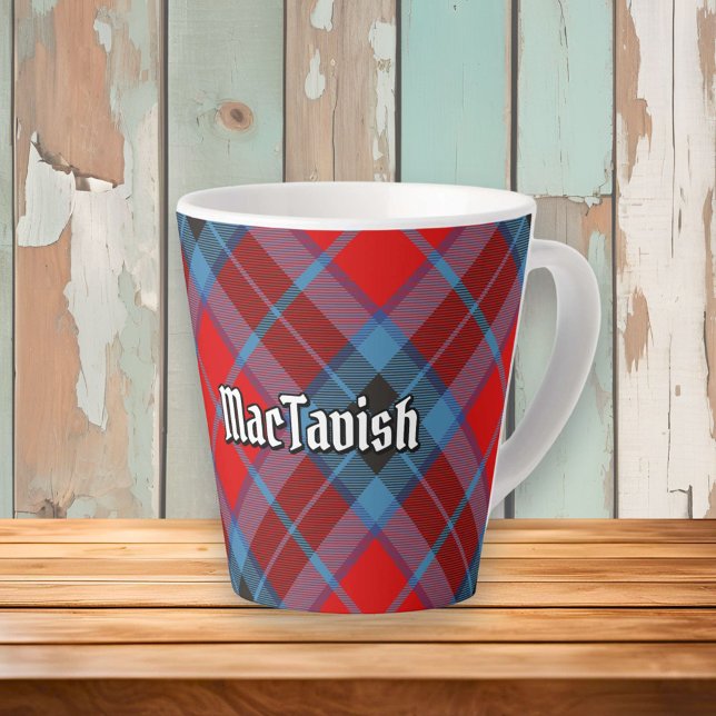 Taza De Café Latte Clan MacTavish Tartan (Subido por el creador)