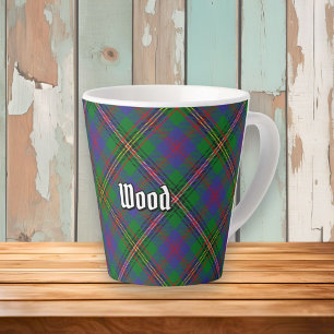Taza De Café Latte Clan Wood Tartan