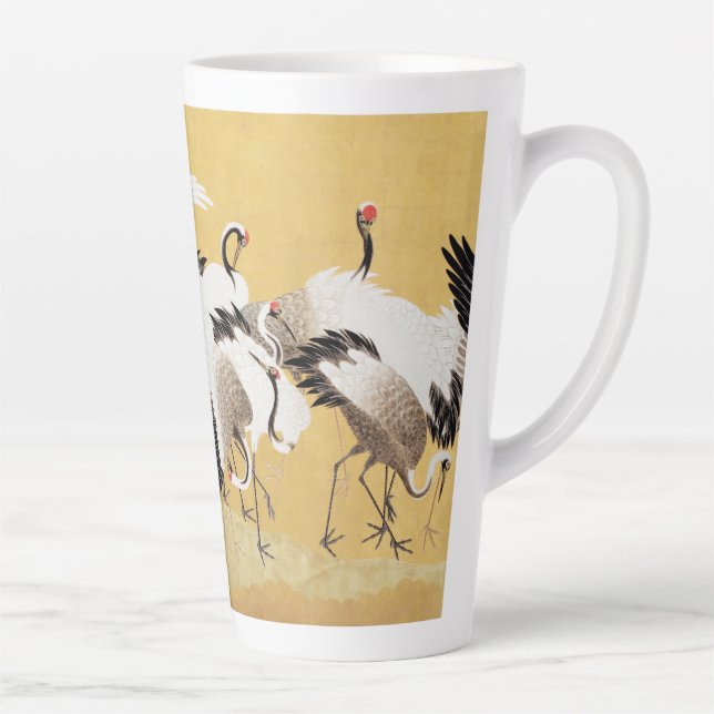 Taza De Café Latte Clásico rico en aves de rebaño japonés (Derecha)