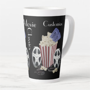 Taza De Café Latte Clásicos de cine personalizados