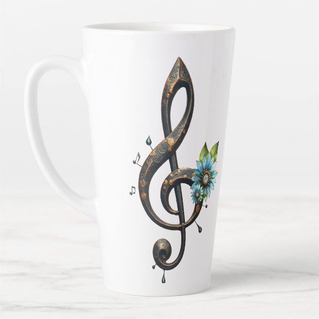 Taza De Café Latte Clef mecánico (Izquierda)