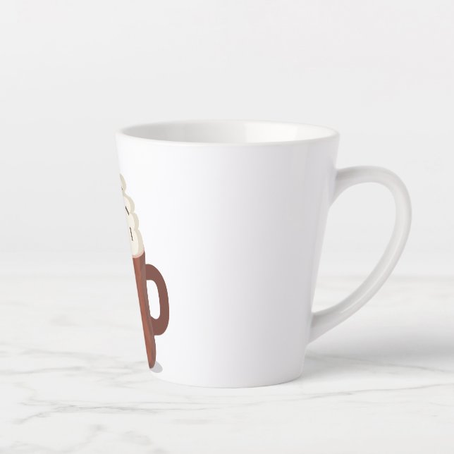 Taza De Café Latte Clima de cacao caliente (Derecha)