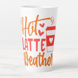 Taza De Café Latte Clima de latón caliente