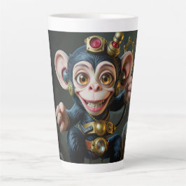 Taza De Café Latte Clockwork Cavekeeper – El mono susurrante