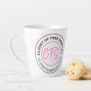 Taza De Café Latte Closet of Free Samples Logo 2021 Edition