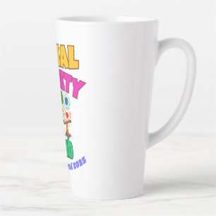 TAZA DE CAFÉ LATTE CLUB DE ANSIEDAD SOCIAL