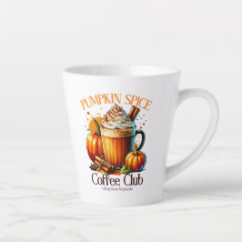Taza De Café Latte Club de café de especias de calabaza