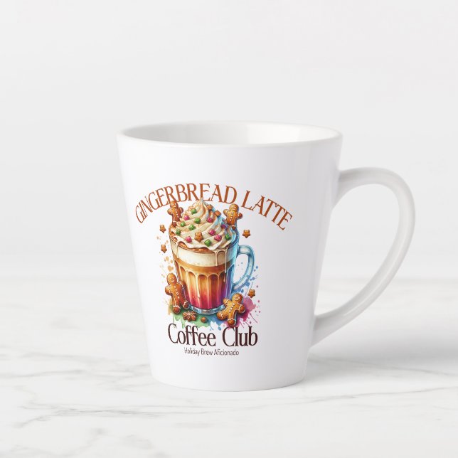 Taza De Café Latte Club de Café Latte Gingerbread (Derecha)