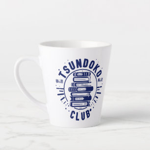 Taza De Café Latte Club Tsundoku Amantes de los Libros Bibliófilo Boo